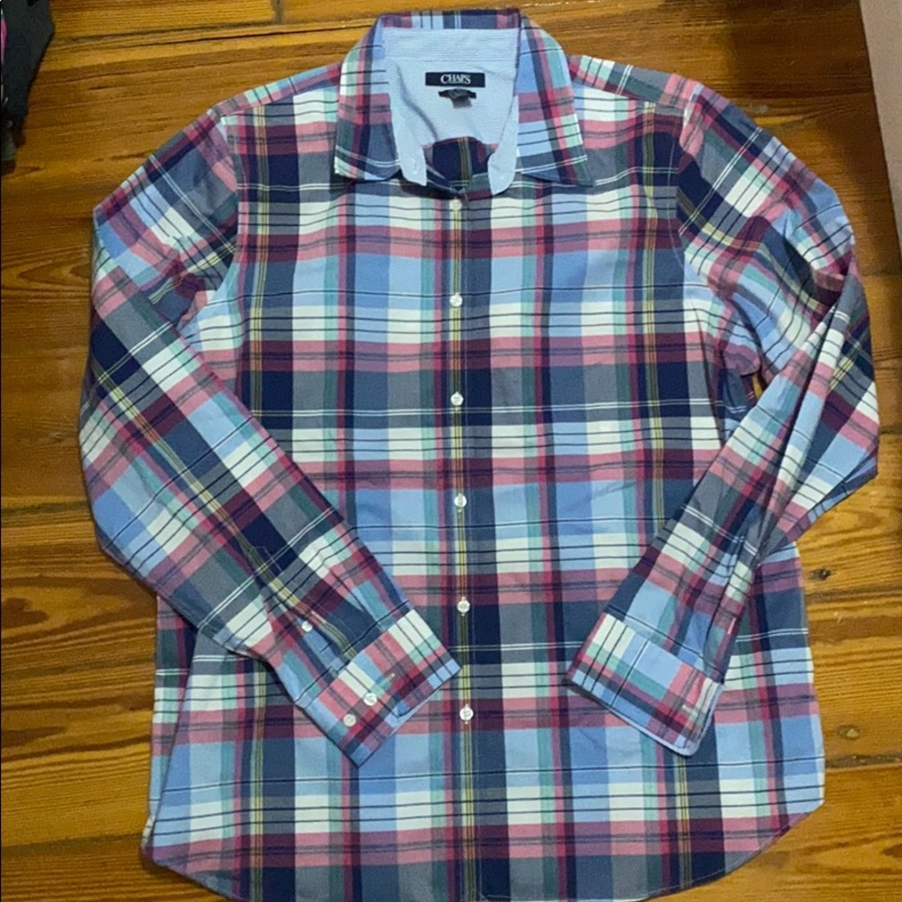 Chaps XL no-iron blouse